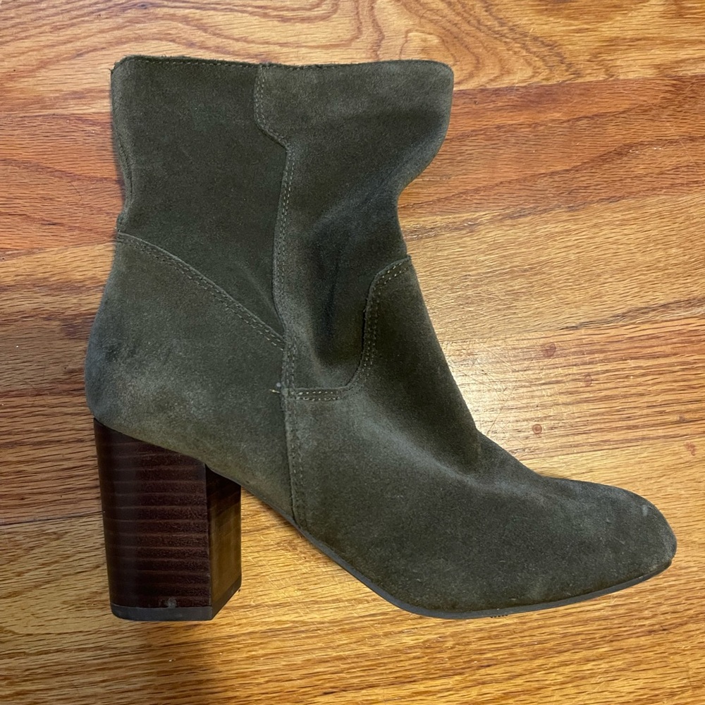 Mia green mid calf boots!
